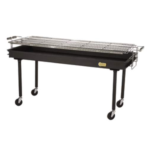 Crown Verity Canada Outdoor Cooking Equipment Each Crown Verity CV-BM-60 60" Mobile Charcoal Commercial Outdoor Grill | Denson CFE