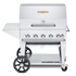 Crown Verity Canada Outdoor Cooking Equipment Each Crown Verity CV-MCB-36PKG 36" Mobile BBQ Grill Package - Liquid Propane | Denson CFE