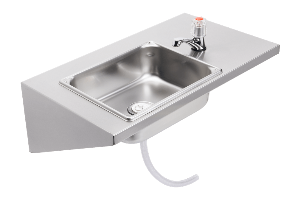 Crown Verity Canada Stainless Steel Sink Each Crown Verity CV-RHS Removable Hand Sink for Grill - 23" x 14" | Denson CFE