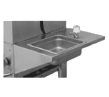 Crown Verity Canada Stainless Steel Sink Each Crown Verity CV-RHS Removable Hand Sink for Grill - 23" x 14" | Denson CFE