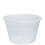 Dart Essentials Case of 2500 Solo P325N 3.25 oz Plastic Translucent Souffle Cup, 2500/Case | Denson CFE