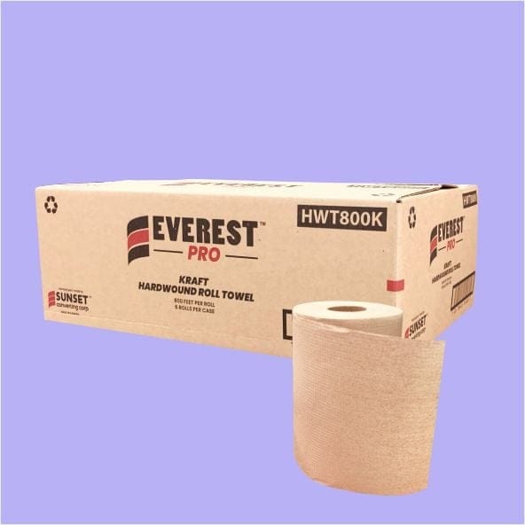 Denson CFE Essentials Case Everest Pro HWT800K Paper Towel Rolls, 1 Ply, 800 Feet | Denson CFE