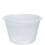 Denson CFE Essentials Case of 1000 CU104-DY RZ030508 Plastic Portion Cups 3.5 oz Translucent - 1000/Case | Denson CFE