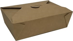 Denson CFE Essentials Case of 450 GreenPak 80301GP Kraft Paper Food Container - Recycled Paperboard, 450/Case | Denson CFE