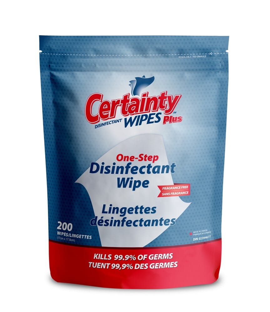 Denson CFE Unclassified Each Certainty Plus Disinfectant Wipes