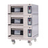 Doyon & Nu-Vu Commercial Ovens Each Doyon 1T3_208/60/3 208V Three Pan Artisan Stone Triple Deck Oven | Denson CFE