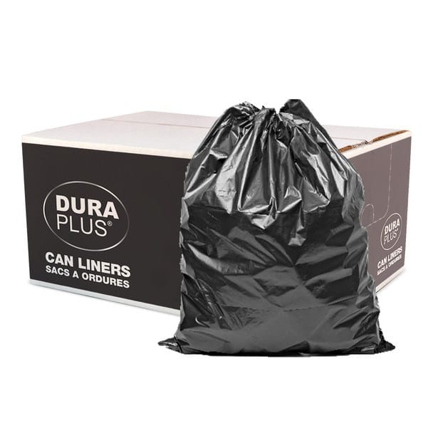 DuraPlus Disposables Case Dura Plus 57760019 Canliner - 22 x 24 in, Black LLDPE | Denson CFE