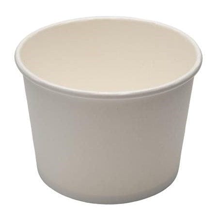 Eco-Packaging Disposables Case Eco-Packaging PFC16 16oz White Paper Soup Bowl – 500/cs | Denson CFE