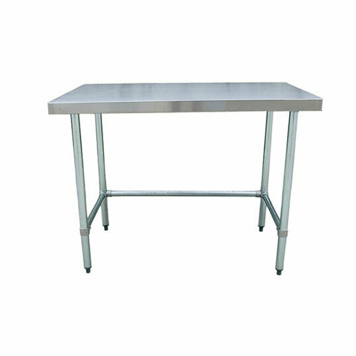 EFI Sales Ltd. Canada Commercial Work Tables and Stations Each EFI TLB2484 24″ x 84″ 18 Gauge Stainless Steel Work Table With Leg Brace