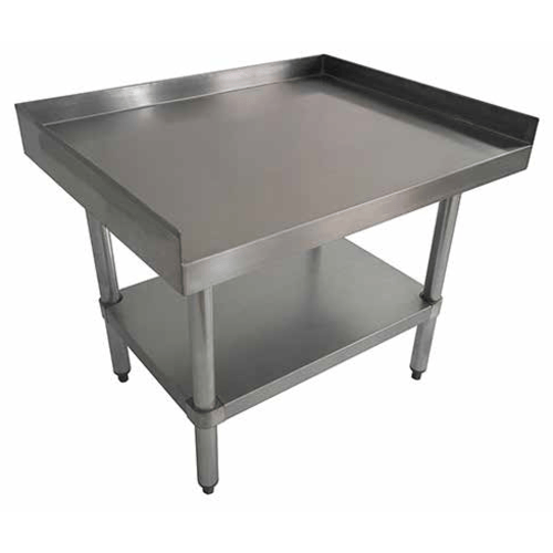 EFI Sales Ltd. Canada Equipment Stands and Mixer Tables Each EFI TES3036 30″ x 36″ 18 Gauge Stainless Steel Equipment Stand | Denson CFE