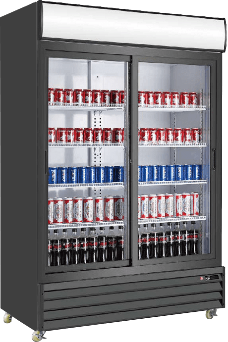 EFI Sales Ltd. Canada Merchandisers Each EFI C2S-52.4GD 52" 2 Door Glass Merchandiser Refrigerator | Denson CFE