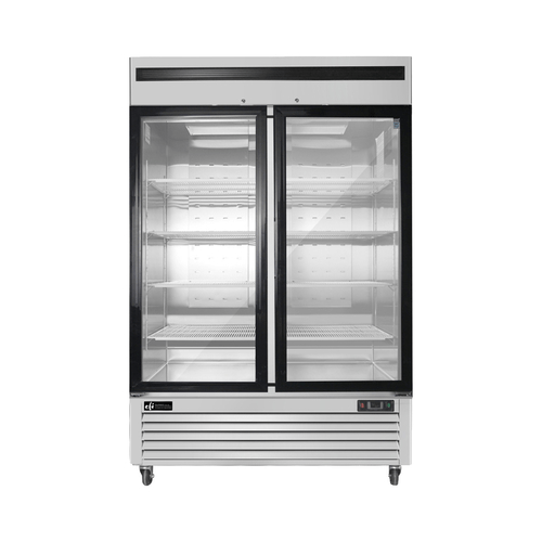 EFI Sales Ltd. Canada Merchandisers Each EFI F2-54GDSVC 54″ 2 Door Glass Reach-In Freezer | Denson CFE