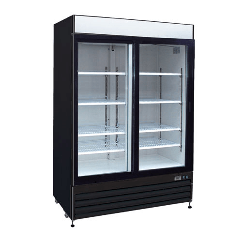 EFI Sales Ltd. Canada Merchandisers Each Scratch & Dent Special - EFI C2-54GDVC 2 Swing Door Glass Refrigerator Merchandiser - C2-54GDVC00323052300O30004 | Denson CFE