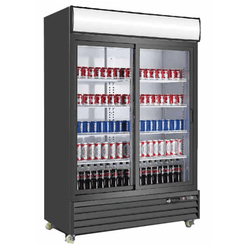 EFI Sales Ltd. Canada Merchandisers Each Scratch & Dent Special - EFI C2S-52.4GD 52" 2 Door Glass Merchandiser Refrigerator - Serial No. 1400WAB20210930033 | Each
