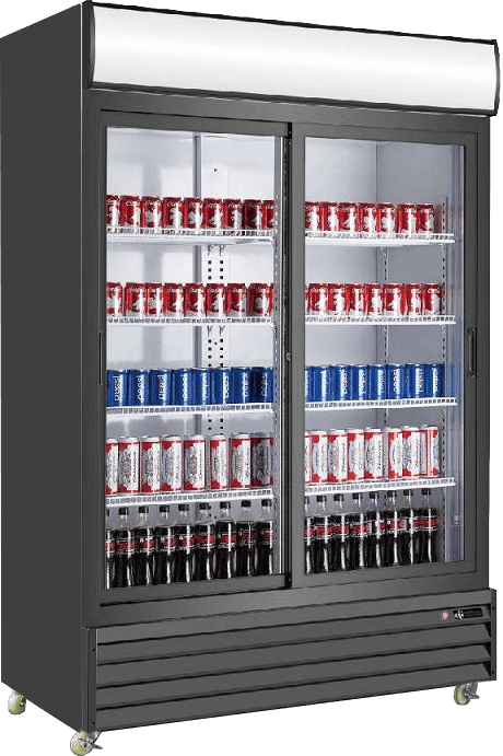 EFI Sales Ltd. Canada Merchandisers Each Scratch & Dent Special - EFI C2S-52.4GD 52" 2 Door Glass Merchandiser Refrigerator - Serial No. 1400WAB20210930033 | Each