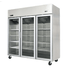 EFI Sales Ltd. Canada Reach-In Refrigerators and Freezers Each EFI F3-78GDSVC 78" 3 Door Glass Reach In Freezer | Denson CFE