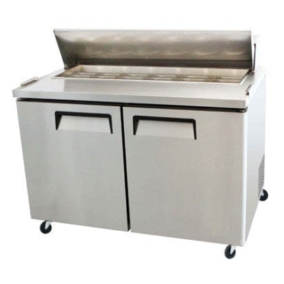 EFI Sales Ltd. Canada Refrigerated Prep Tables Each EFI CSDR2-48VC Sandwich Prep Refrigerator ? Two Door