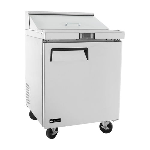 EFI Sales Ltd. Canada Refrigerated Prep Tables Each / Right EFI Sales Ltd. Canada CSDR1-27VC 27″ 1 Door Sandwich Prep Refrigerator