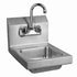 EFI Sales Ltd. Canada Stainless Steel Sink Each EFI SIH813-F Space Saver Hand Sink, Wall Mount, 10" x 14" Bowl, 8" Backsplash | Denson CFE