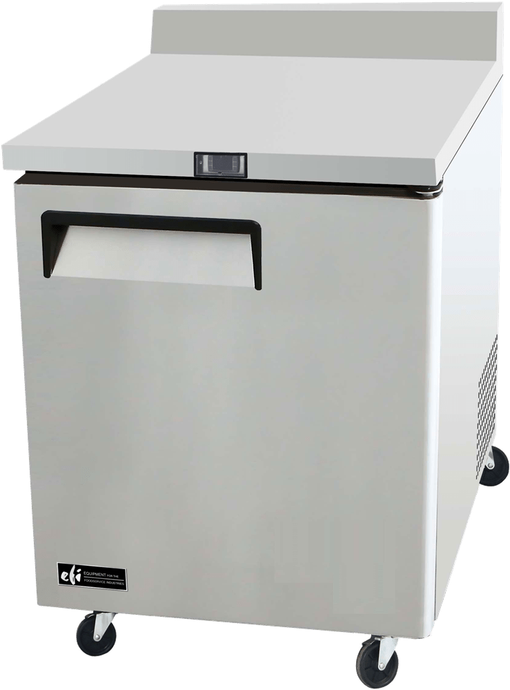 EFI Sales Ltd. Canada Undercounter Refrigeration Each EFI Sales Ltd. Canada CWDR1-27VC 27? 1 Door Worktop Refrigerator - Left