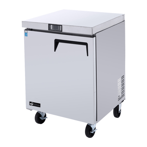 EFI Sales Ltd. Canada Undercounter Refrigeration Each EFI Sales Ltd. Canada FUDR1-27VC 27? 1 Door Undercounter Freezer - Left
