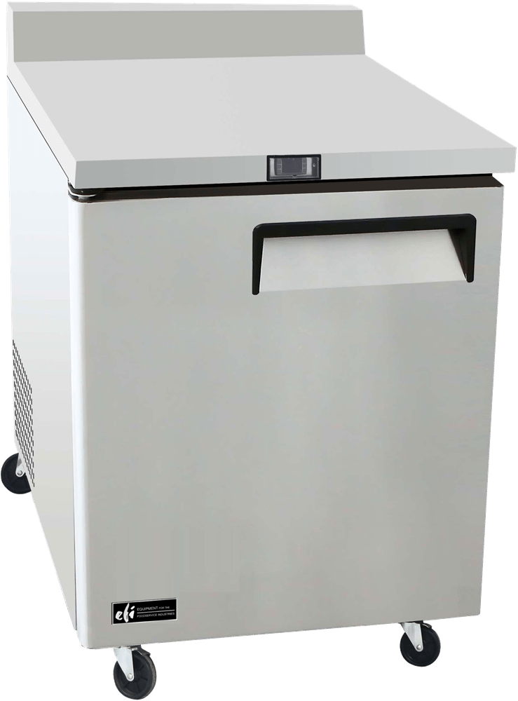 EFI Sales Ltd. Canada Undercounter Refrigeration Each EFI Sales Ltd. Canada FWDR1-27VC 27? 1 Door Worktop Freezer Right