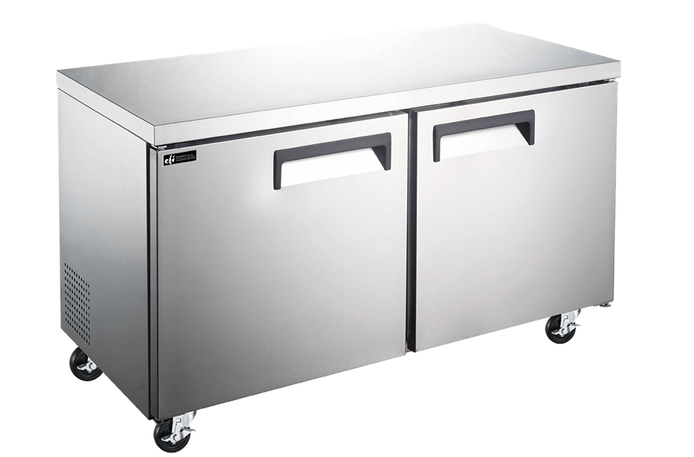 EFI Sales Ltd. Canada Undercounter Refrigeration Each Scratch & Dent Special - EFI CUDR2-60VCX 60" 2 Door Undercounter Refrigerator - 699612703 | Denson CFE