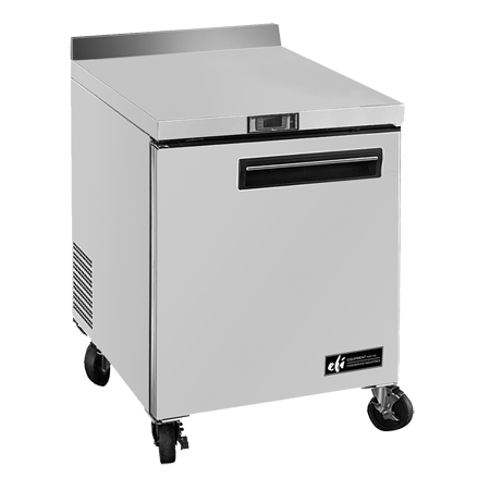 EFI Sales Ltd. Canada Undercounter Refrigeration Each Scratch & Dent Special - EFI CWDR1-27VC - 27.5" Worktop Refrigerator with One Door - 7.2 Cu. Ft. - CWDR1-27VC-L00322050500O30001