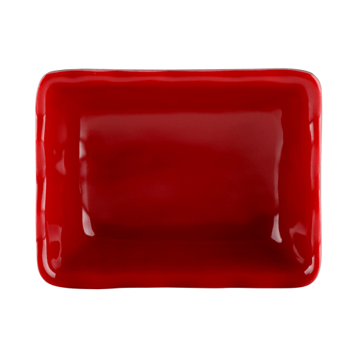 Elite Global Solutions Tabletop Case Elite Global Solutions JW3252T-BR 2 oz Melamine Sauce Dish - Melamine, Black/Red