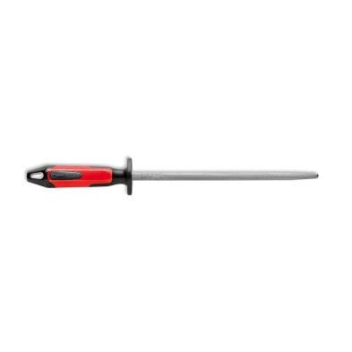F.Dick Smallwares Each F.Dick 731712563 Sharpening Steel Round Regular-Cut Red/Black 10" | Denson CFE