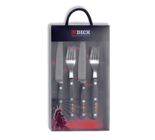 F.Dick Smallwares Each F.Dick 8108000 Premier Plus Gift Set - 2 Knives/2 Forks | Denson CFE