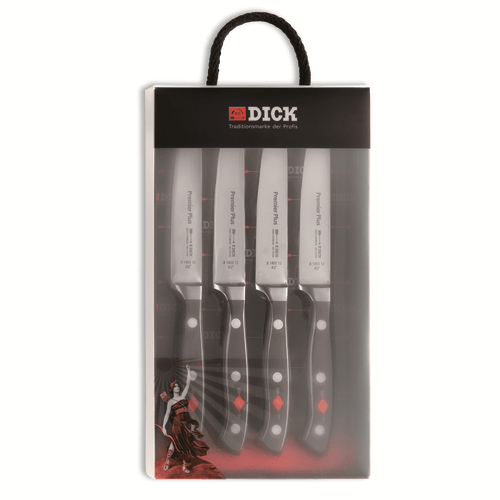 F.Dick Smallwares Each F.Dick 8109300 Premier Plus Gift Set Steak Knives (4 Pcs) | Denson CFE