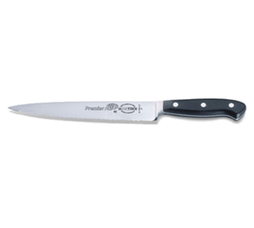 F.Dick Smallwares Each F.Dick 8145521 Premier Plus Carving Knife Serrated Black 8.5" | Denson CFE
