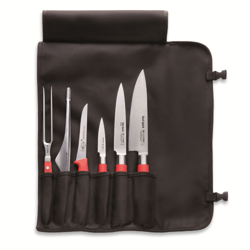 F.Dick Smallwares Each F.Dick 8176700 Red Spirit Textile Roll Bag (6 Pcs) | Denson CFE