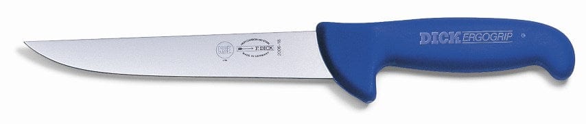 F.Dick Smallwares Each F.Dick 8200618 ErgoGrip Sticking Knife Straight Blue 7" | Denson CFE