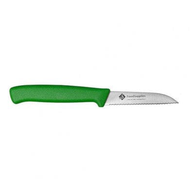 F.Dick Smallwares Each F.Dick 826080813314 ProDynamic Paring Knife Serrated Green 3" | Denson CFE
