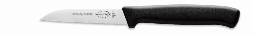 F.Dick Smallwares Each F.Dick 8261009 ProDynamic Paring Knife Serrated Black 3.5" | Denson CFE