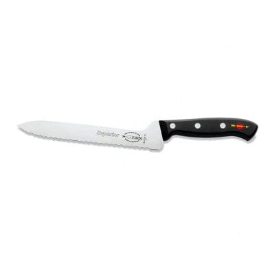 F.Dick Smallwares Each F.Dick 8405518 Superior Sandwich Knife Serrated Black 7" | Denson CFE