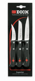 F.Dick Smallwares Each F.Dick 8470004 Superior Knife Set (3 Pcs) | Denson CFE