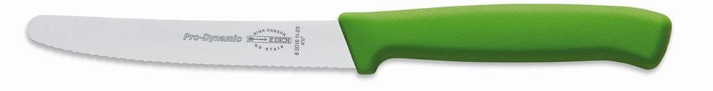 F.Dick Smallwares Each F.Dick 850151123 ProDynamic Utility Knife Serrated Apple Green 4.5" | Denson CFE