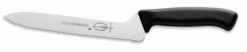 F.Dick Smallwares Each F.Dick 8505518 ProDynamic Sandwich Knife Serrated Black 7" | Denson CFE