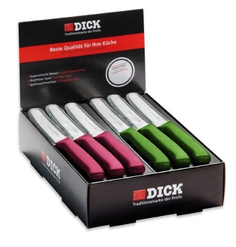 F.Dick Smallwares Each F.Dick 8523000 ProDynamic Utility Knife Display Green/Pink (40 Pcs) | Denson CFE