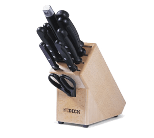 F.Dick Smallwares Each F.Dick 8808000 Superior Wooden Knife Block (9 Pcs) | Denson CFE