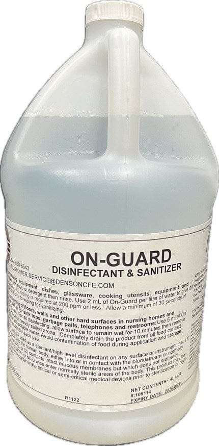 FGS Superclean Sanitation & Janitorial 4L Jug FGS Superclean R1122-016 On-Guard Quat Spray & Wipe Sanitizer and Disinfectant | Denson CFE