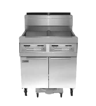 Frymaster Commercial Fryers Each Frymaster CFHD160G Gas Fryer - (1) 80 lb Vat, Floor Model, Liquid Propane | Denson CFE