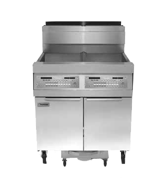 Frymaster Commercial Fryers Each Frymaster CFHD160G Gas Fryer - (1) 80 lb Vat, Floor Model, Liquid Propane | Denson CFE