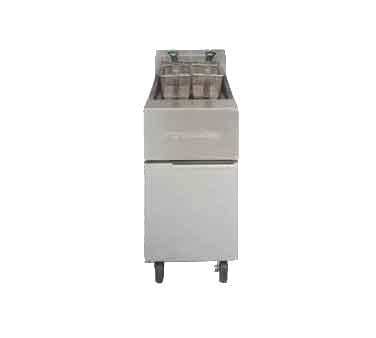 Frymaster Equipment Each Frymaster GF14 Liquid Propane 40 lb Oil Capacity Gas Floor Fryer - 100,000 BTU | Denson CFE