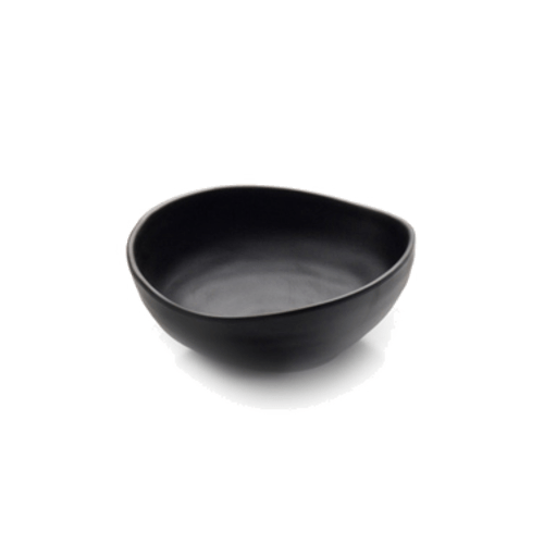 G.E.T. Enterprises Dinnerware Each G.E.T JW1407-B Rectangular Two-Tone Plate, 13" x 8" x 1" h., Karma, Ebony Outside, Sand Inside | Denson CFE