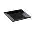 G.E.T. Enterprises Dinnerware Each GET ML-104-BK – 10" Square Melamine Dinner Plate, Black | Denson CFE