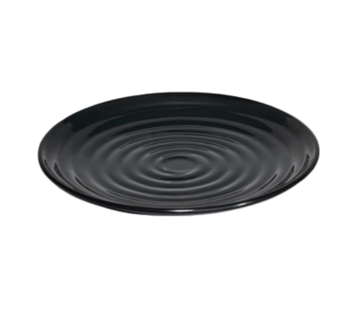 G.E.T. Enterprises Dinnerware Each GET ML-84-BK – 15" Round Melamine Dinner Plate, Black | Denson CFE